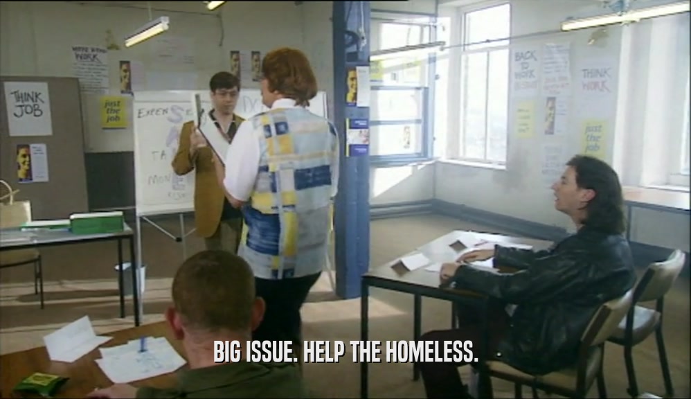BIG ISSUE. HELP THE HOMELESS.  