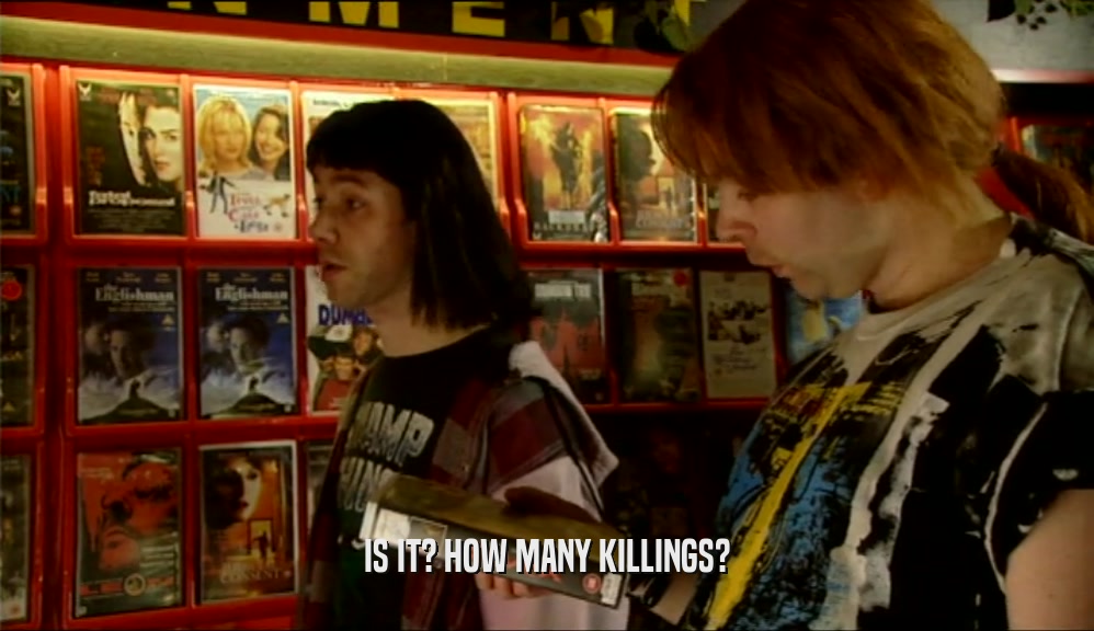 IS IT? HOW MANY KILLINGS?  