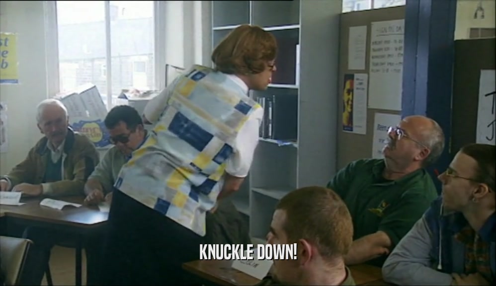KNUCKLE DOWN!  