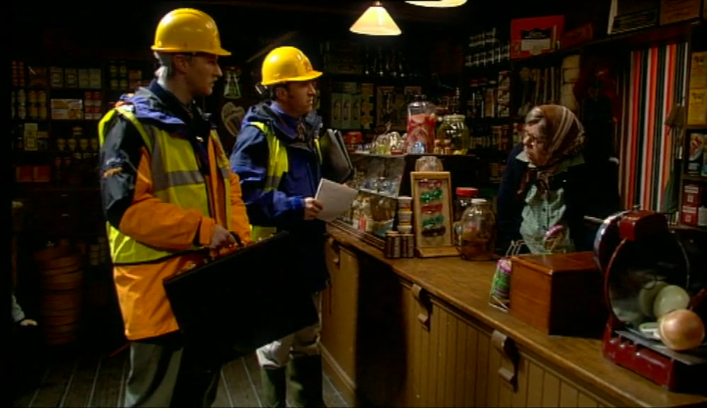 THIS IS A LOCAL SHOP FOR LOCAL PEOPLE. THERE'S NOTHING FOR YOU HERE. 