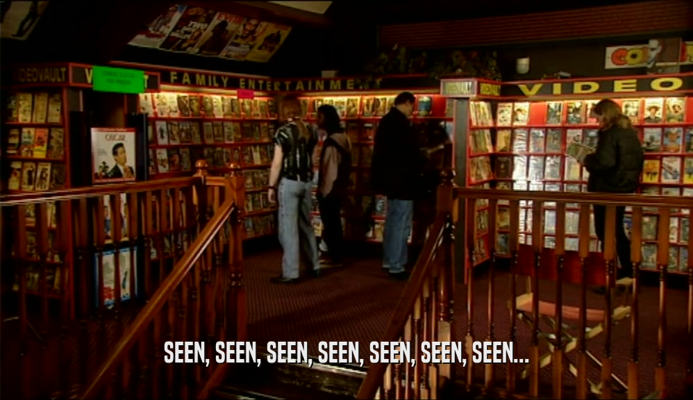 SEEN, SEEN, SEEN, SEEN, SEEN, SEEN, SEEN...  