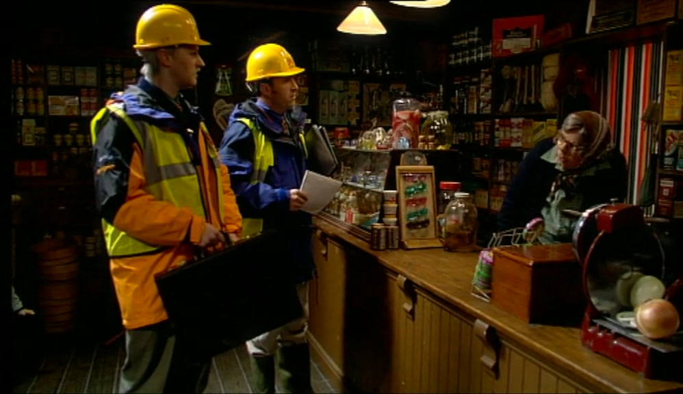 THIS IS A LOCAL SHOP FOR LOCAL PEOPLE. THERE'S NOTHING FOR YOU HERE. 