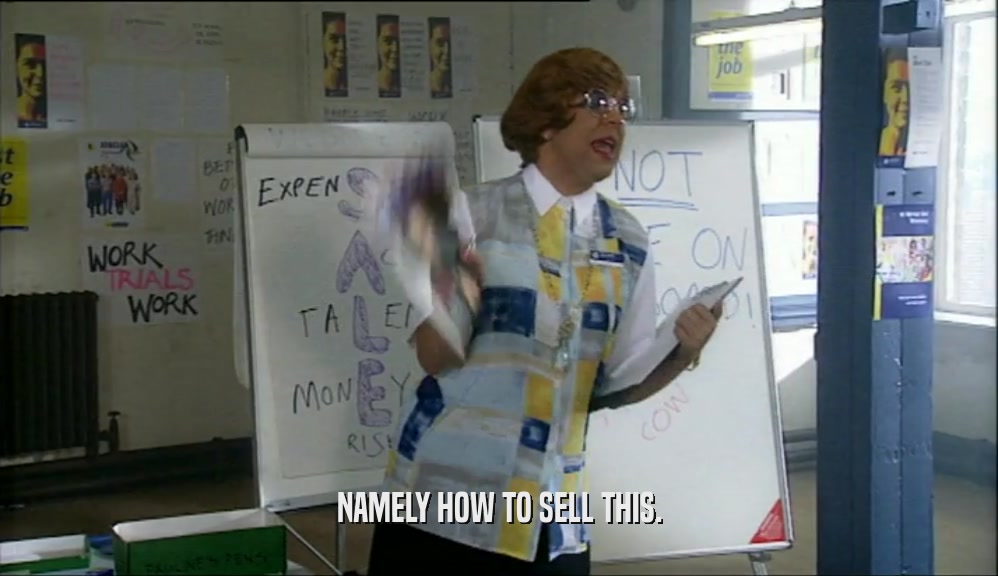 NAMELY HOW TO SELL THIS.  