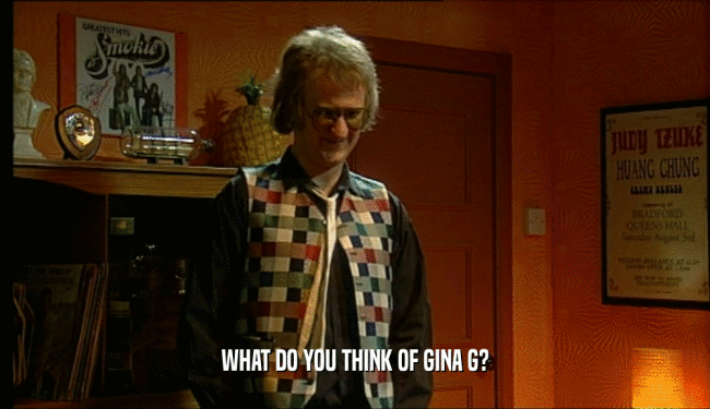 WHAT DO YOU THINK OF GINA G?  