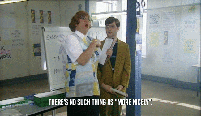 THERE'S NO SUCH THING AS 