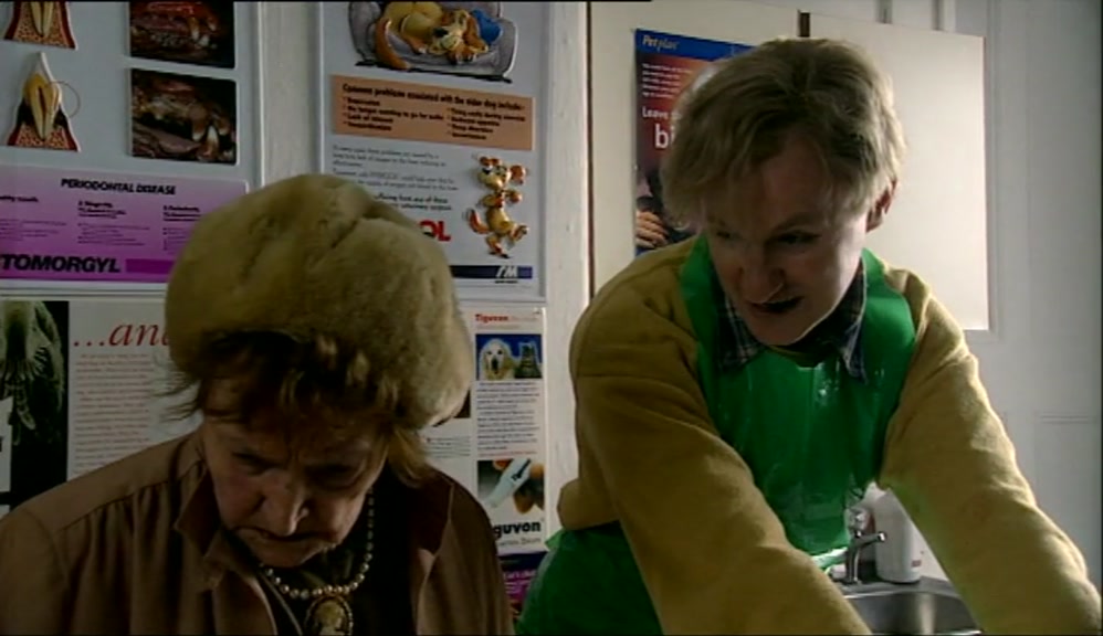 THAT'S IT. A LITTLE BIT MORE, MRS RAINS.  