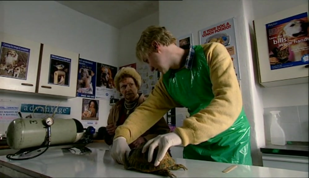 AND I WONDER IF YOU'D BE SO GOOD AS TO TWIST THAT LITTLE KNOB THERE. 