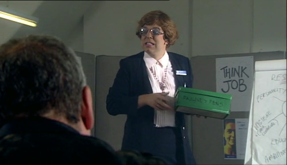 MMM! STEALING THE PENS, PAULINE'S PENS.  