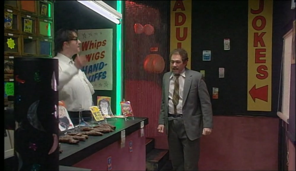 YES, PAL. CAN I HELP YOU? STAG NIGHT, IS IT?  