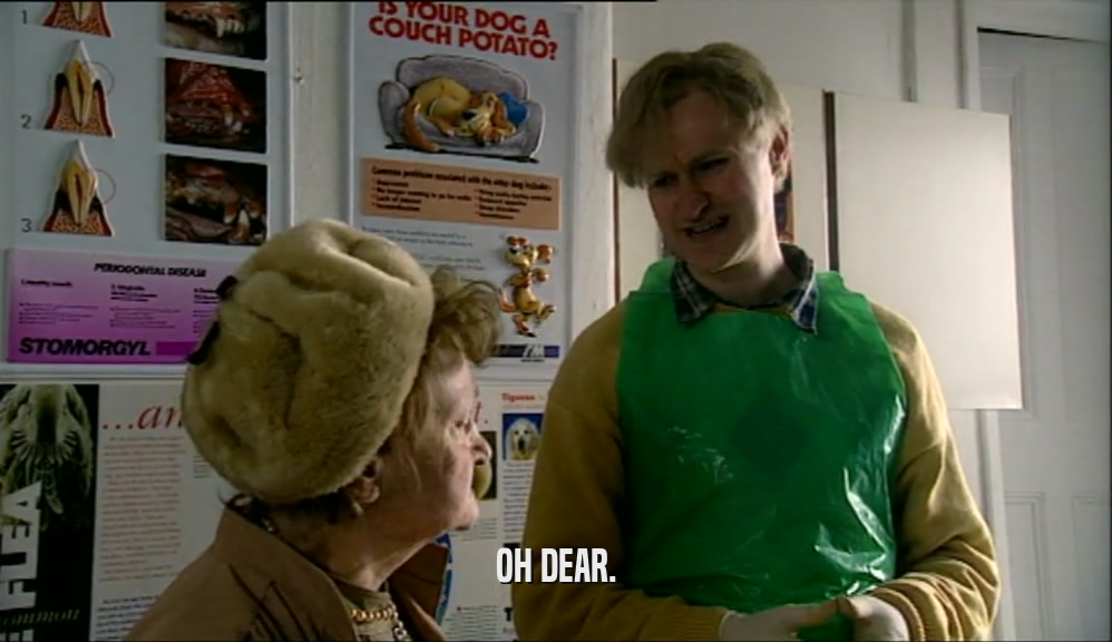 OH DEAR.  