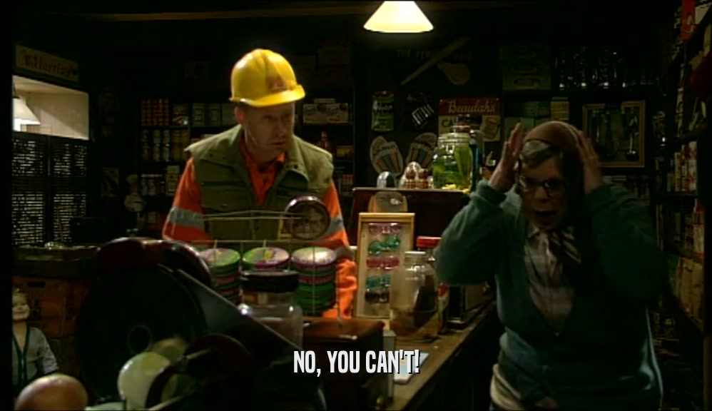 NO, YOU CAN'T!  