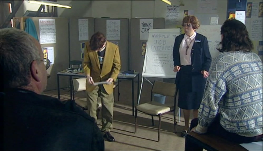 - OH, I FEEL ALL NAKED. - I'M GLAD YOU'RE NOT. 