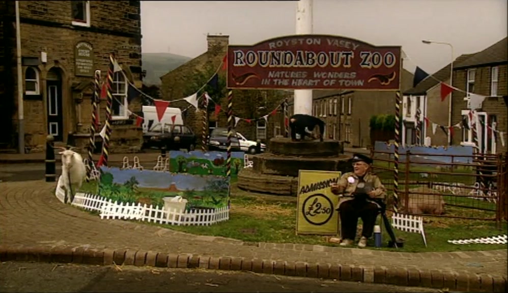 TWO POUND FIFTY, PLEASE, FOR THE ROUNDABOUT ZOO.
  