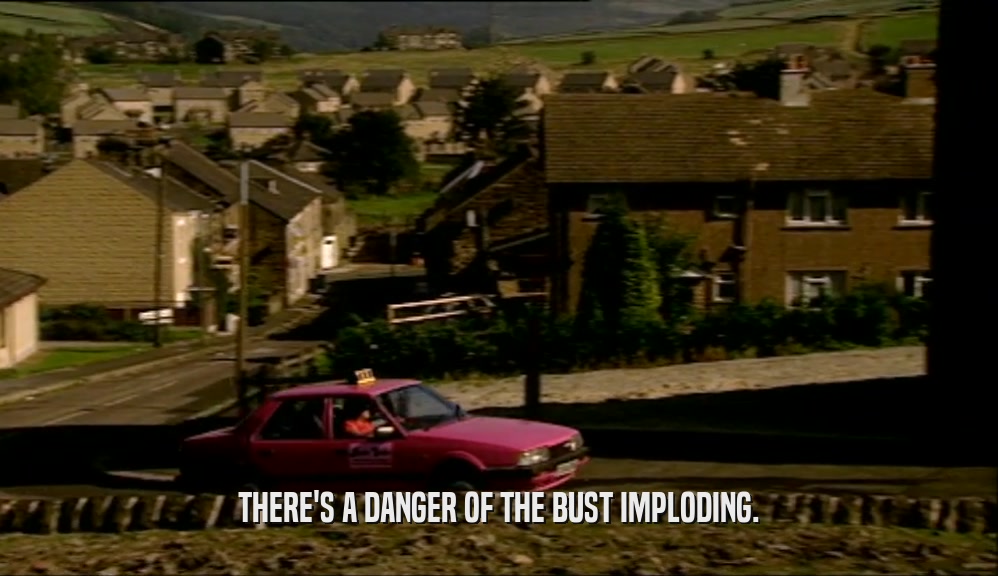 THERE'S A DANGER OF THE BUST IMPLODING.  