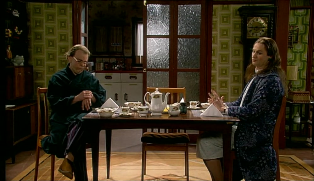 - MORNING, UNCLE HARVEY. - MORNING. 