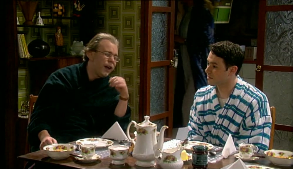 AUNTIE VAL WILL FETCH YOU A GLASS. YOU CAN FILL IT NOW, IF YOU LIKE. 