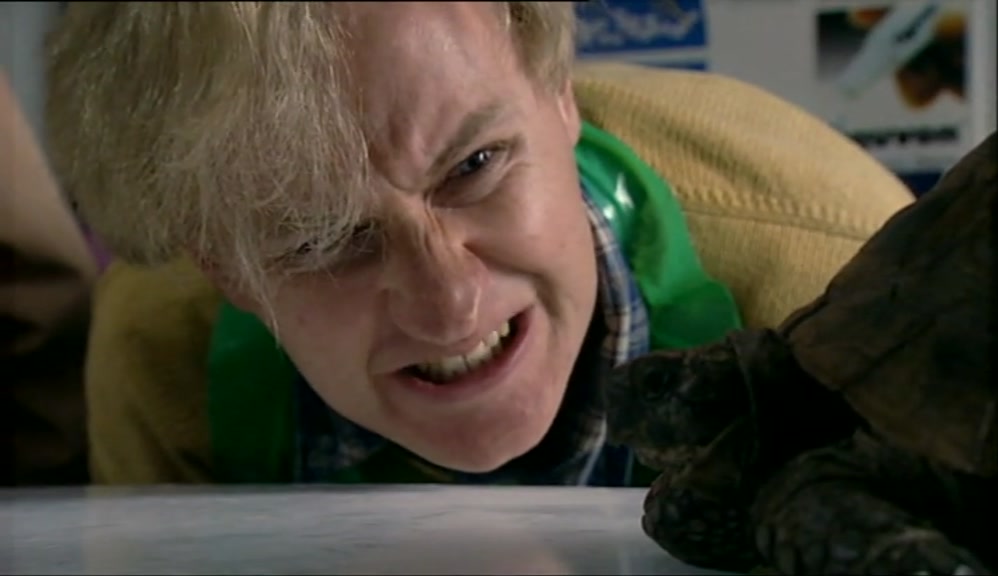 HMM... HE DOES LOOK A LITTLE PEAKY.  