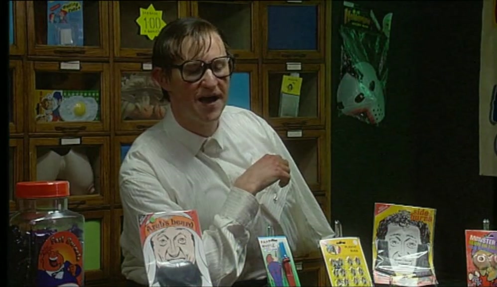 - ISN'T THIS THE JOKE SHOP? - PLASTIC TITS IN THE WINDOW, 