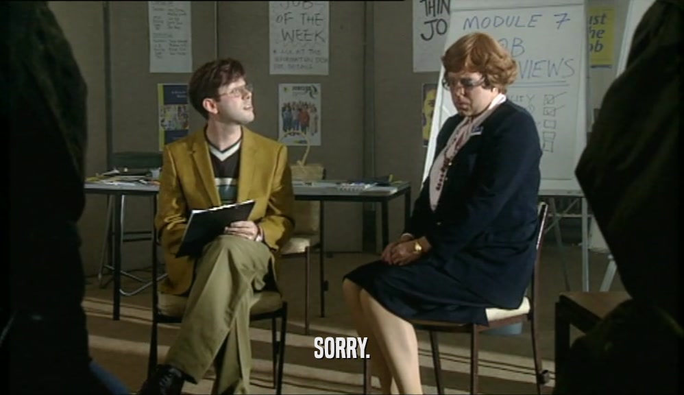 SORRY.  