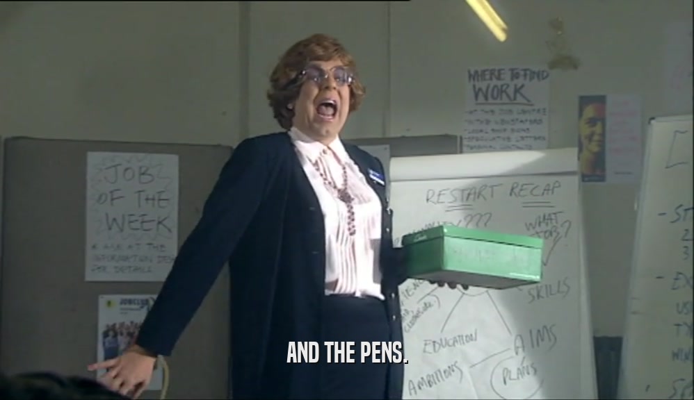 AND THE PENS.  