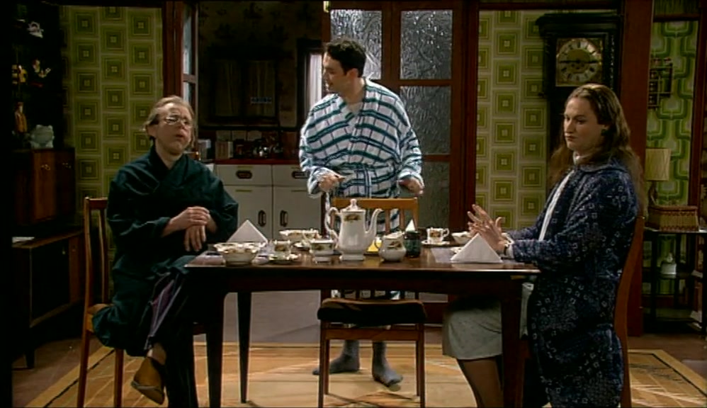 - MORNING, UNCLE HARVEY. - MORNING. 