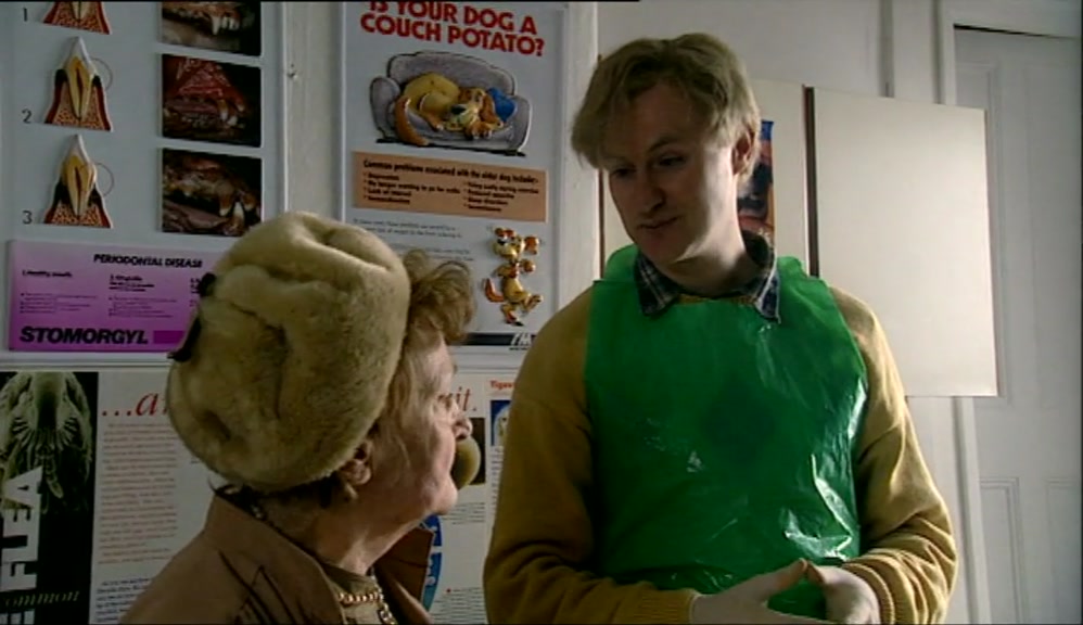IF WE HAD MORE TIME, I'D SUGGEST AN IRON RICH DIET, BUT IT'S QUITE SERIOUS. 