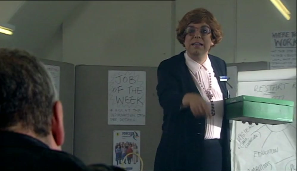 MMM! STEALING THE PENS, PAULINE'S PENS.  