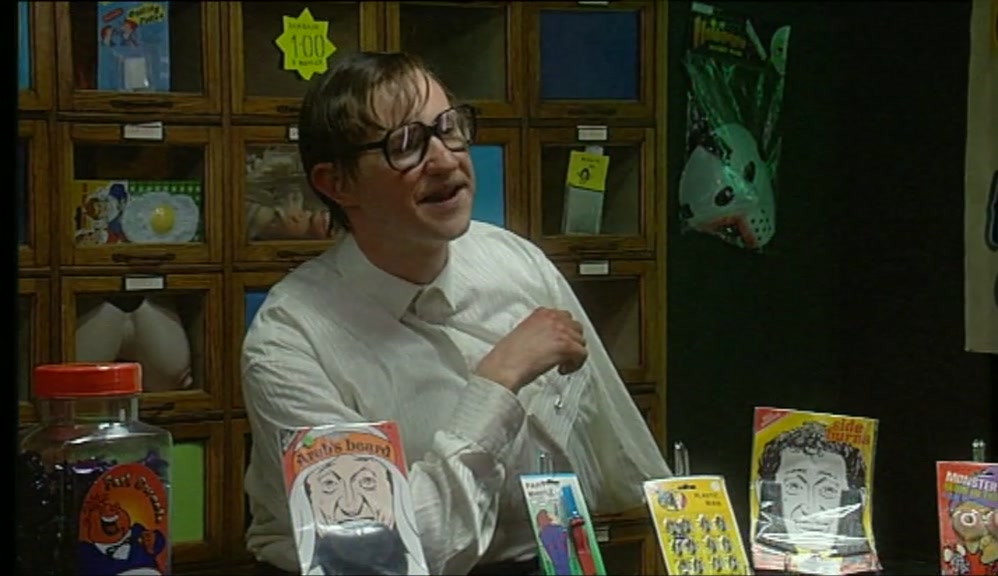 - SORRY? - THAT'S THE WAY TO THE BLOODY LIBRARY. 