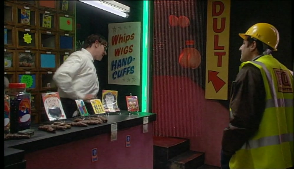 IF YOU'RE HERE TO LAUGH AT THE BUMPER STICKERS AND THE WIND-UP WILLIES 