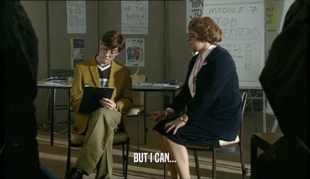 BUT I CAN...  