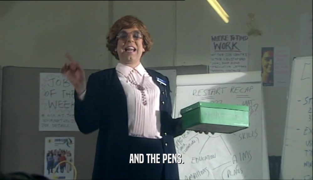 AND THE PENS.  
