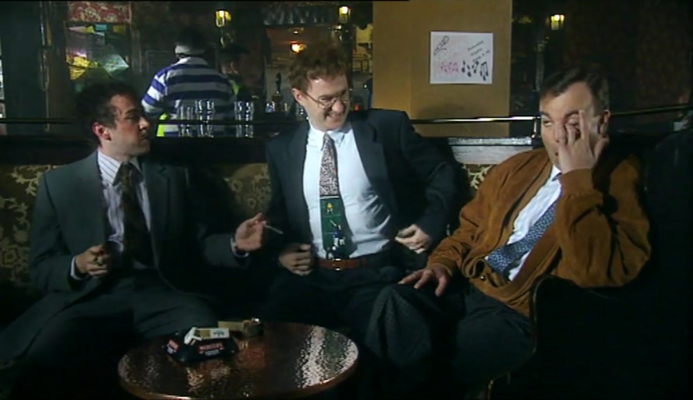 IT'S GOT TO BE ONE OF US TWO, YOU HAVEN'T GOT ANY OTHER FRIENDS. 