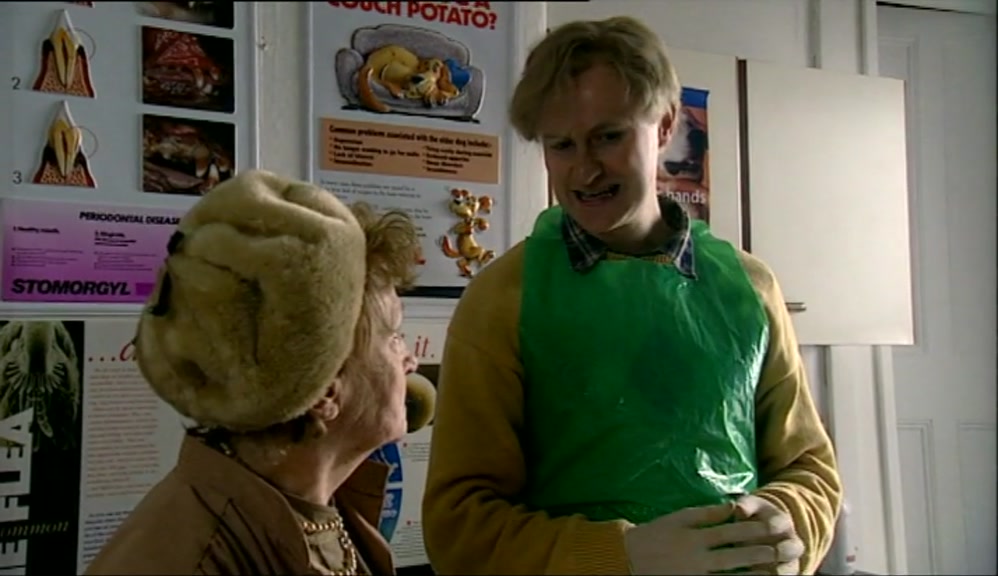 IF WE HAD MORE TIME, I'D SUGGEST AN IRON RICH DIET, BUT IT'S QUITE SERIOUS. 