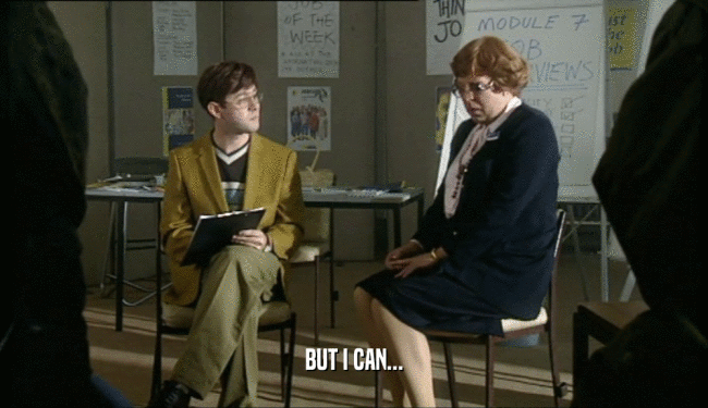 BUT I CAN...  