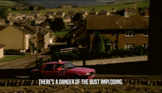 THERE'S A DANGER OF THE BUST IMPLODING.  