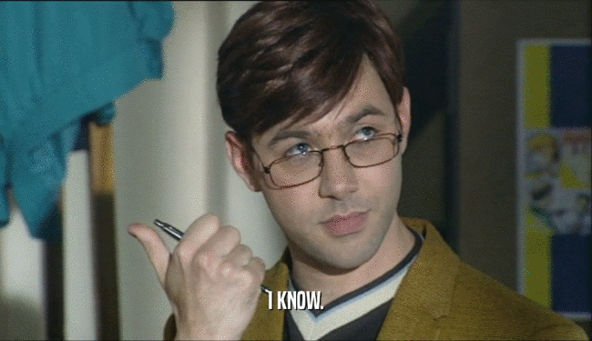 I KNOW.  