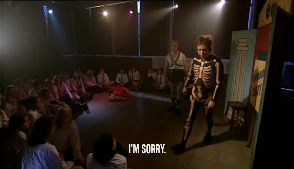 I'M SORRY.  