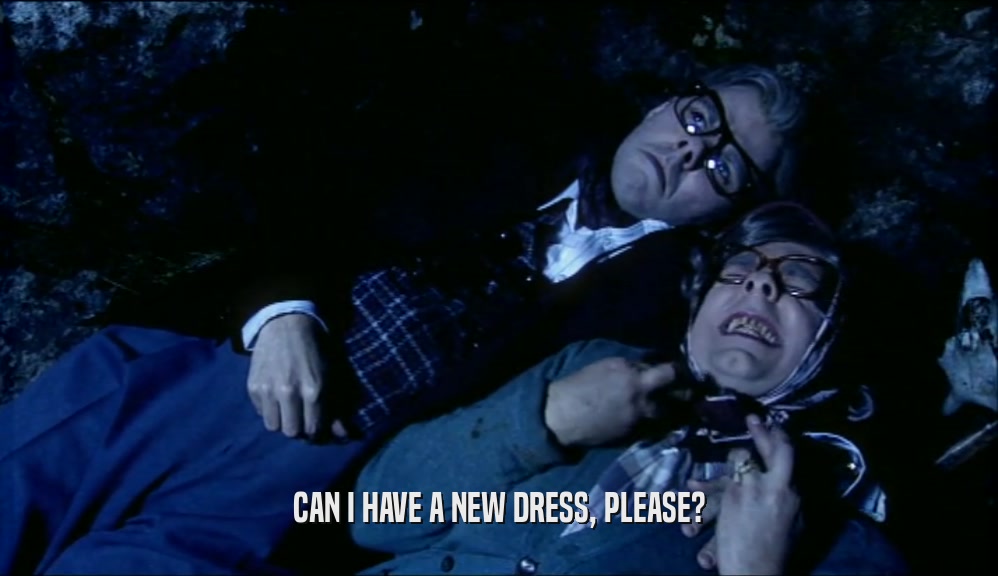 CAN I HAVE A NEW DRESS, PLEASE?  