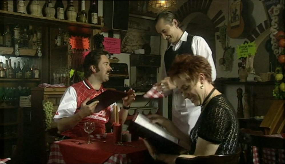 - BACK FROM ME HOLIDAYS. - SHE'LL BE ON TABLES NEXT. 
