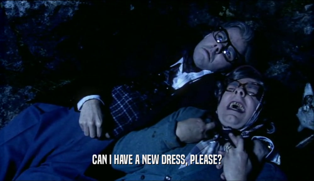 CAN I HAVE A NEW DRESS, PLEASE?  