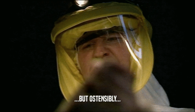 ...BUT OSTENSIBLY...  
