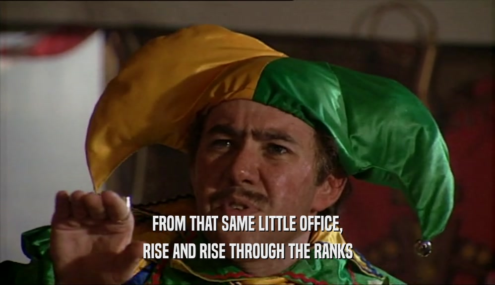 FROM THAT SAME LITTLE OFFICE, RISE AND RISE THROUGH THE RANKS 