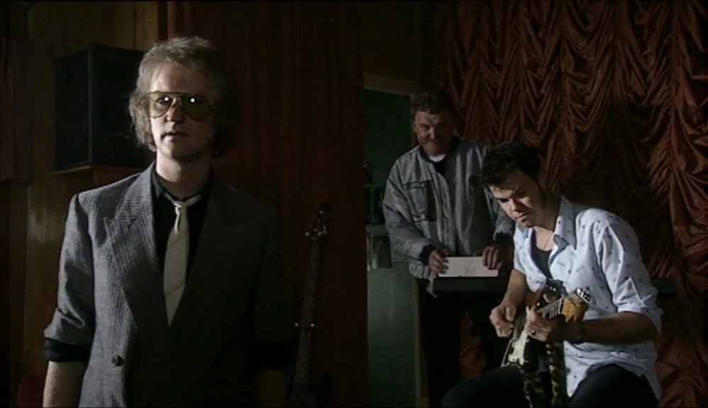 AGAIN? WE'LL HAVE TO DO WITHOUT RHYTHM GUITAR TONIGHT. 