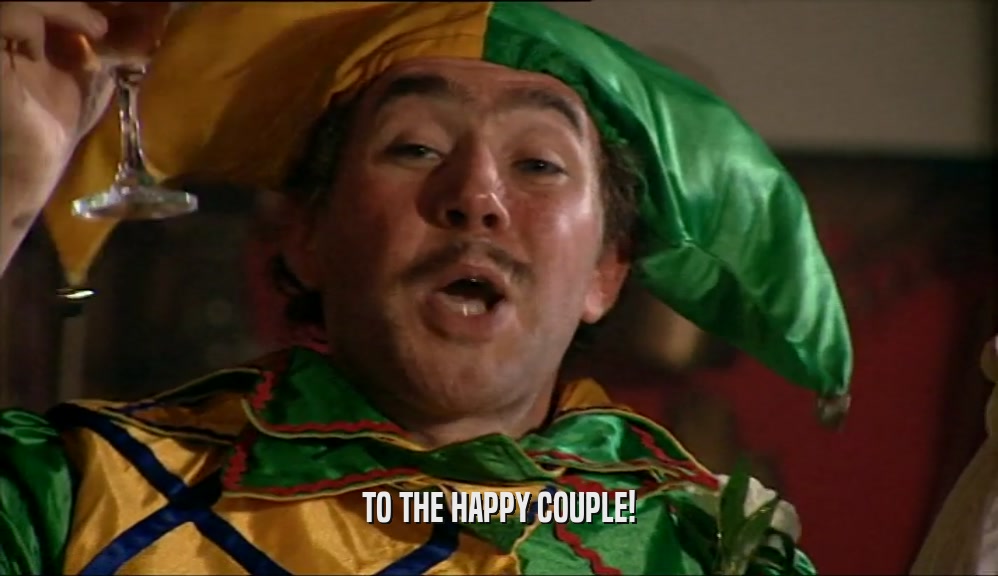 TO THE HAPPY COUPLE!  