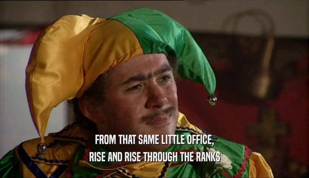 FROM THAT SAME LITTLE OFFICE, RISE AND RISE THROUGH THE RANKS 