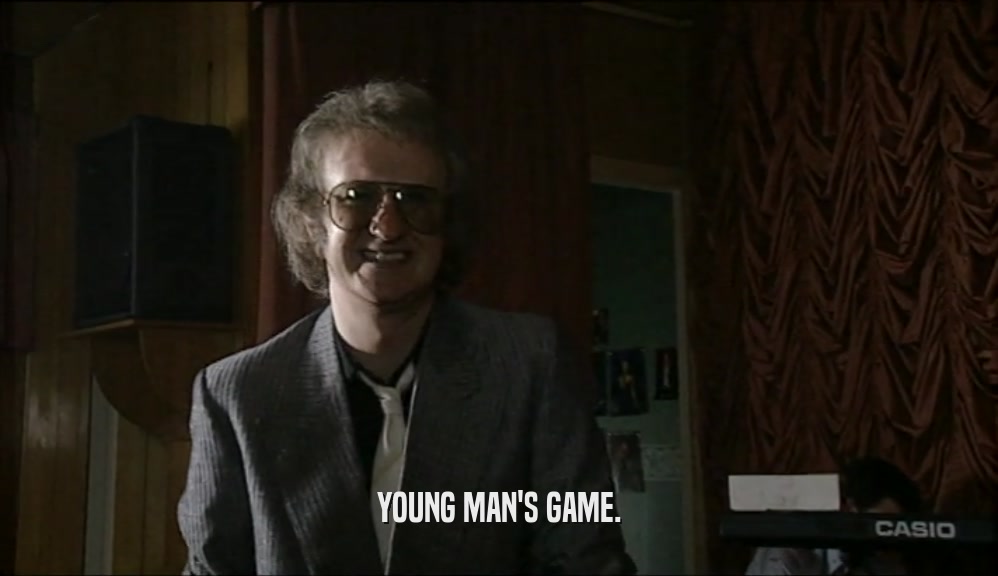 YOUNG MAN'S GAME.  