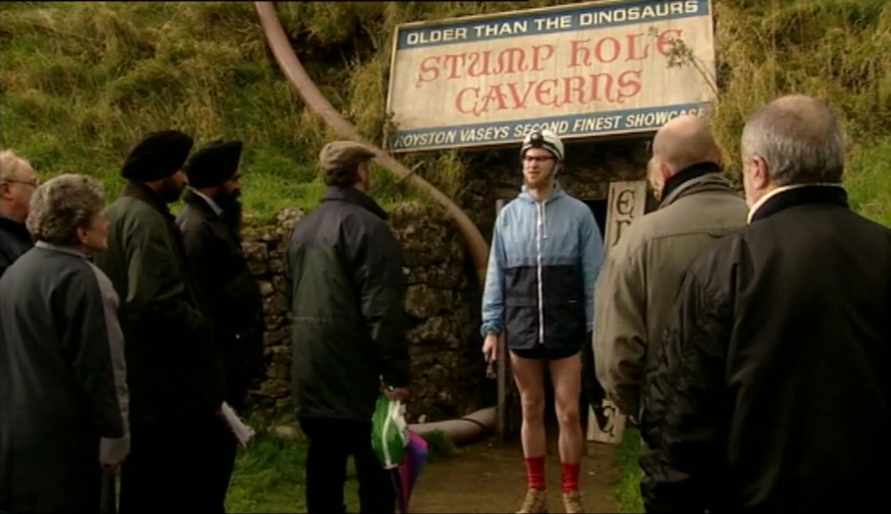 THE ENTRANCE OF THIS CAVE IS QUITE LOW DOWN,  