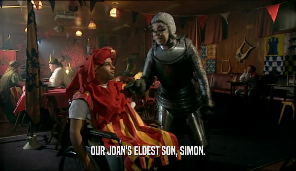 OUR JOAN'S ELDEST SON, SIMON.  