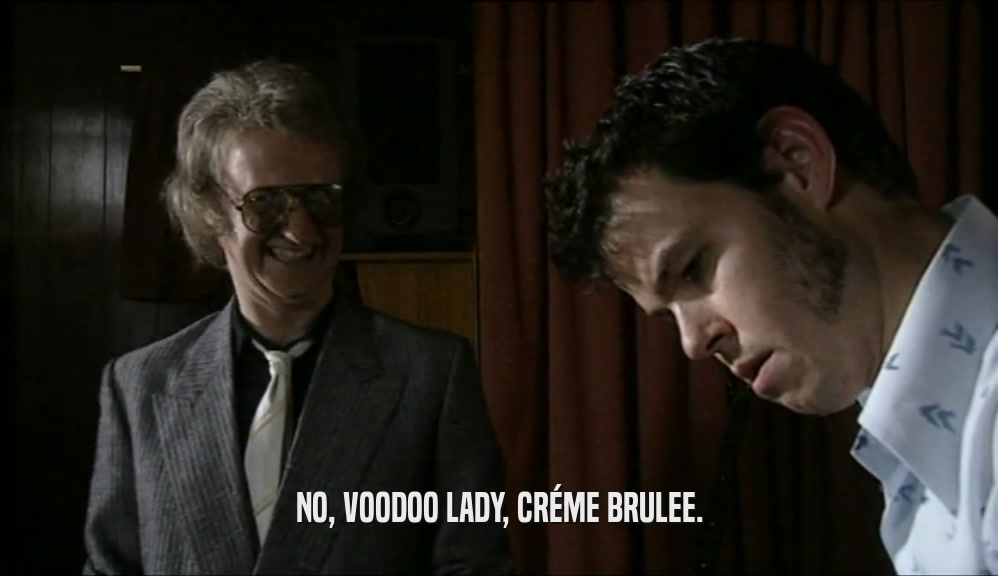 NO, VOODOO LADY, CR