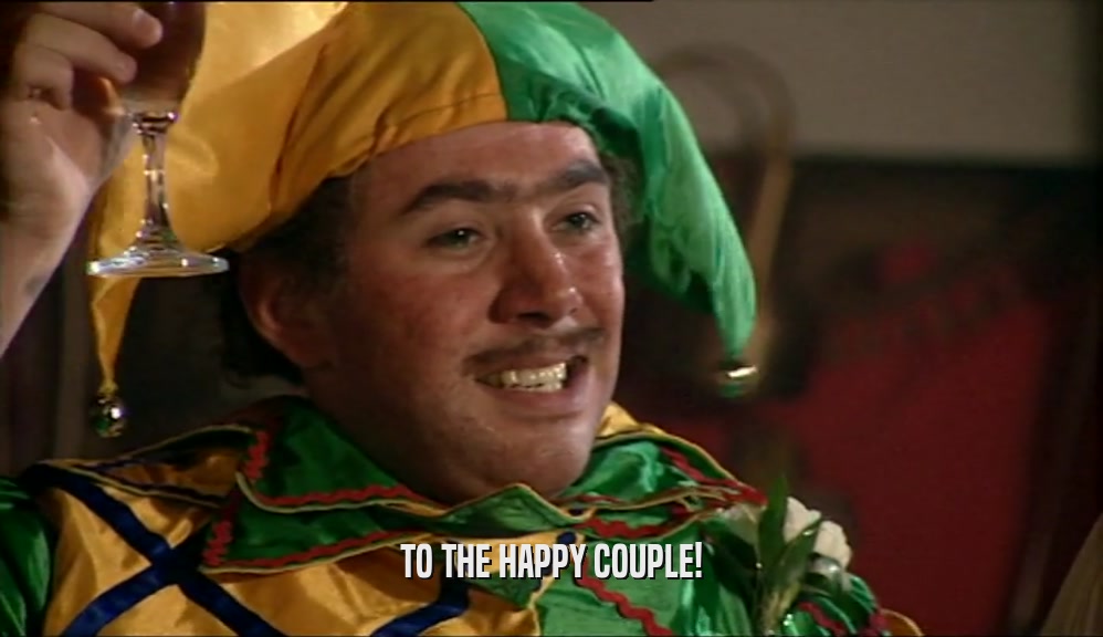 TO THE HAPPY COUPLE!  